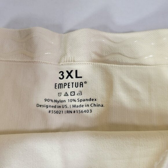 Empetua Beige High Waisted Shaper Shorts #55021 Size 3XL - Picture 2 of 4